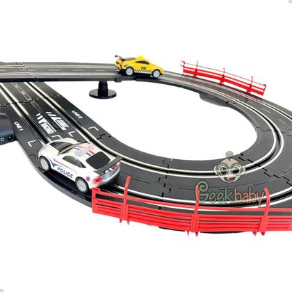 Imagem de Autorama Circuito 3 Em 1 280cm 2 Carros Brinquedo Com Luz