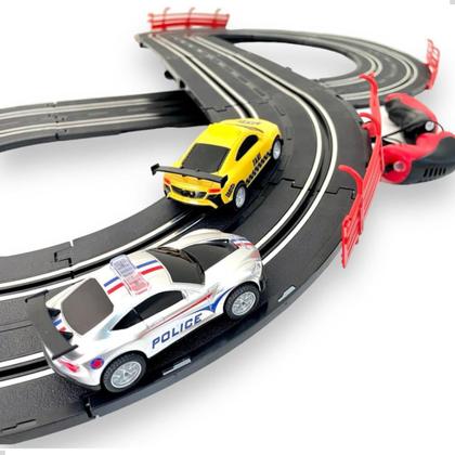 Imagem de Autorama Circuito 3 Em 1 280cm 2 Carros Brinquedo Com Luz