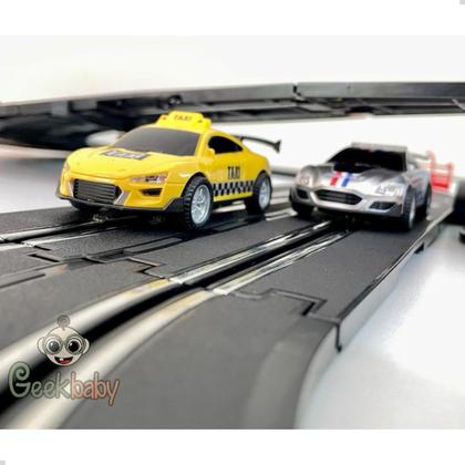 Imagem de Autorama Circuito 3 Em 1 280cm 2 Carros Brinquedo Com Luz