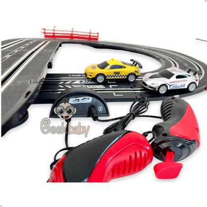 Imagem de Autorama Circuito 3 Em 1 280cm 2 Carros Brinquedo Com Luz
