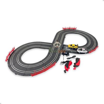 Imagem de Autorama Circuito 3 Em 1 280cm 2 Carros Brinquedo Com Luz