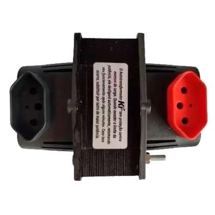 Imagem de Autotransformador KF Tripolar 2000VA, Slim, Bivolt 110/220V, KF-SLIM-TRF0896, Preto