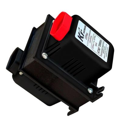 Imagem de Autotransformador KF Tripolar 2000VA, Slim, Bivolt 110/220V, KF-SLIM-TRF0896, Preto