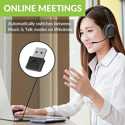 Imagem de Avantree Transmissor de áudio USB DG80 para conectar fones de ouvido Bluetooth a PS5, PS4, Switch, PC. Adaptador de áudi