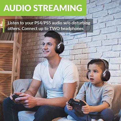 Imagem de Avantree Transmissor de áudio USB DG80 para conectar fones de ouvido Bluetooth a PS5, PS4, Switch, PC. Adaptador de áudi