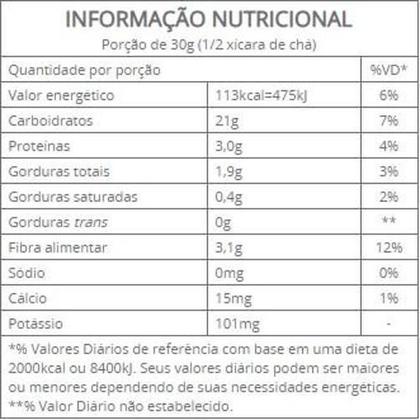 Imagem de Aveia Flocos Integral Sem Glúten Vitalin 200g