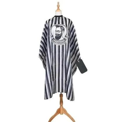 Imagem de Aventais De Cabeleireiro Retro Com Listras, Não Adesivos, Confortáveis E Respiráveis, Acessórios