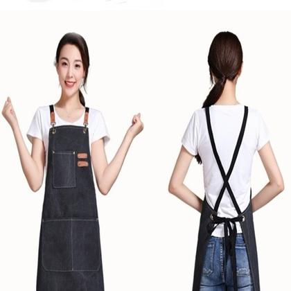 Imagem de Avental De Couro E Jeans Chef De Cozinha Barista Cabeleireir
