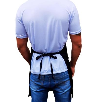 Imagem de Avental de cozinha churrasqueiro com ajuste no pescoço o melhor