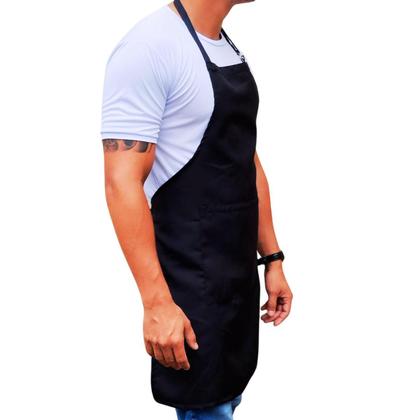 Imagem de Avental de cozinha churrasqueiro com ajuste no pescoço o melhor