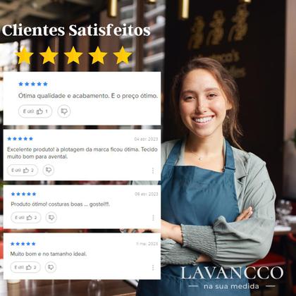 Imagem de Avental de cozinha churrasqueiro com ajuste no pescoço o melhor