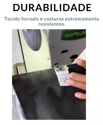 Imagem de Avental impermeável multi-uso unissex 87x60 10un preto