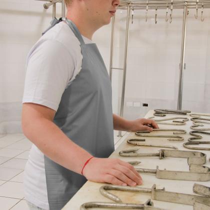 Imagem de Avental profissional moderno com tecido antimanchas para limpeza fácil e prática