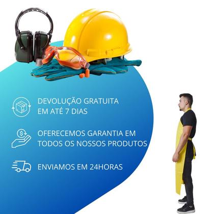 Imagem de Avental Proteção PVC 0,30 com fivela Amarelo Maicol EPI CA 37475