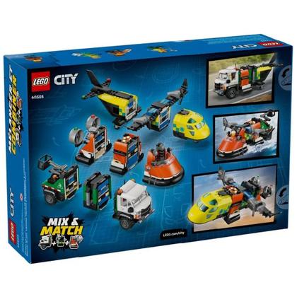 Imagem de Aviao, caminhao e hovercraft lego city remix 990 peças 60505