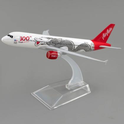 Avião de Brinquedo Coleção Miniatura Metal Ásia Dragon A320