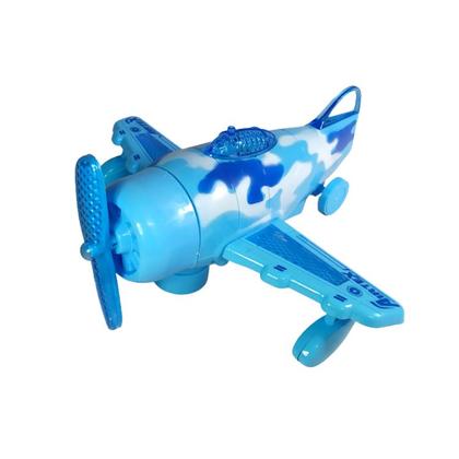 Imagem de Avião de Brinquedo que Anda com Som Luz Sensor Bate e Volta Hélice Gira