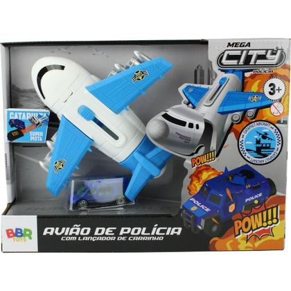 Imagem de Avião de Polícia com Lançador - BBR Toys