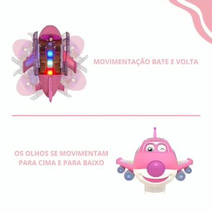 Imagem de Avião Infantil Musical Gira 360 E Bate