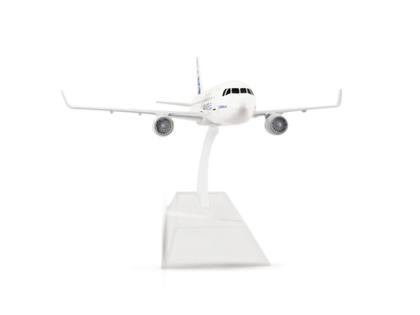 Imagem de Avião Miniatura de Metal Airbus A320 em Escala 1:400 Colecionável Com Base em Acrílico Decoração de Mesa