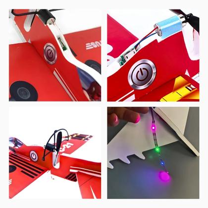 Imagem de Avião Planador com Motor a Bateria Recarregável