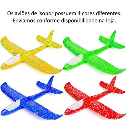 Imagem de Avião Planador para Brincar no Parque Voa Alto 50cm com Luz