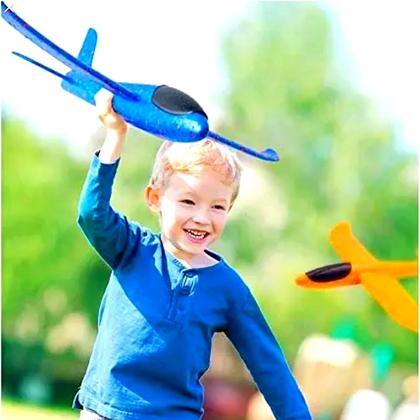 Imagem de Avião Planador para Brincar no Parque Voa Alto 50cm com Luz