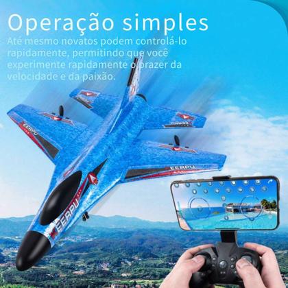 Imagem de Avião RC Infantil Para Diversão em Família