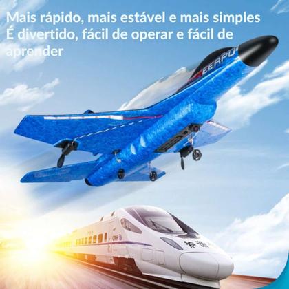 Imagem de Avião RC Infantil Para Diversão em Família