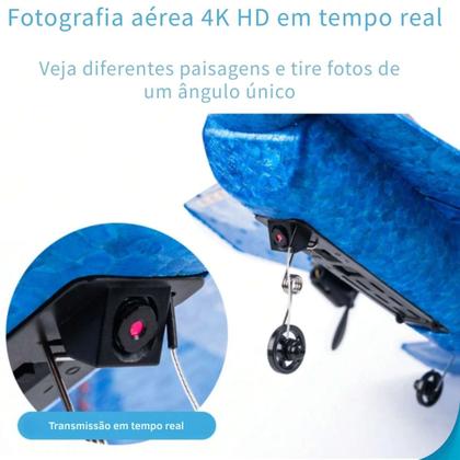 Imagem de Avião RC Infantil Para Diversão em Família