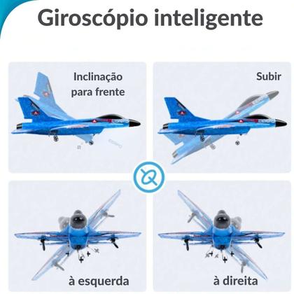 Imagem de Avião RC Infantil Para Diversão em Família