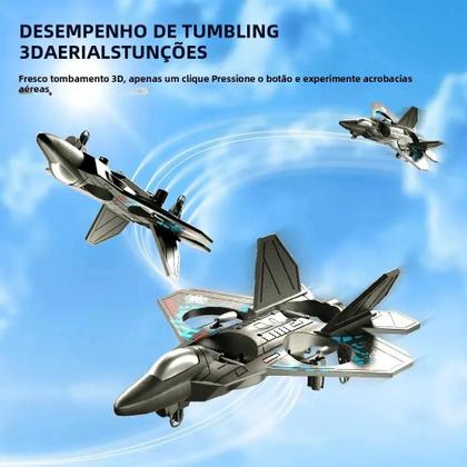 Imagem de Avião RC Para Meninos, Helicóptero De Controle Remoto 24G, Planador De Espuma EPP Com Sensor De