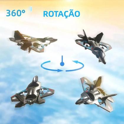 Imagem de Avião RC Para Meninos, Helicóptero De Controle Remoto 24G, Planador De Espuma EPP Com Sensor De