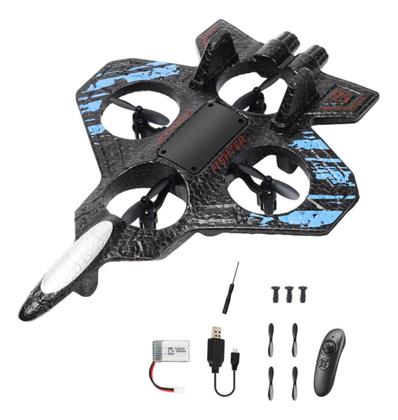 Imagem de Avião RC Preto Controle Estável Sensor Gravidade