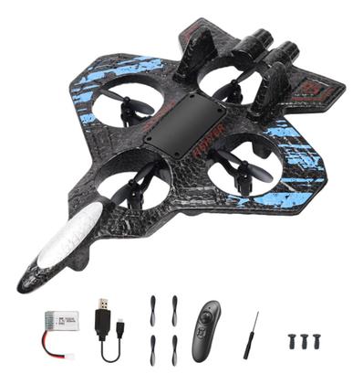 Imagem de Avião RC Preto Sensor Gravidade Voo Noturno