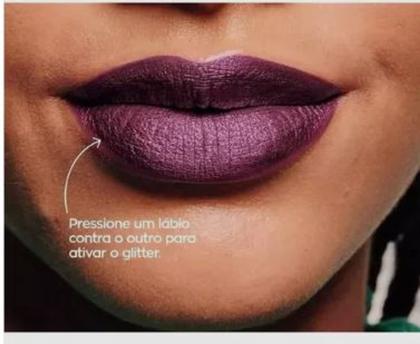 Imagem de Avon Batom Líquido Power Stay Glitter Malva Luminoso - 7ml