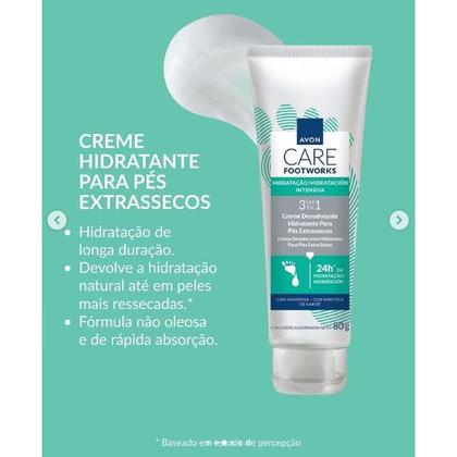 Imagem de AVON FOOTWORKS HIDRATAÇÃO PROFUNDA EXTRASSECOS MANTEIGA KARITÉ 80g