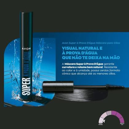 Imagem de AVON MASCARA CILIOS SUPER A PROVA D AGUA 8ml