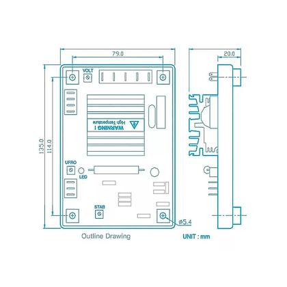 Imagem de Avr regulador de tensão automático para gerador sx460