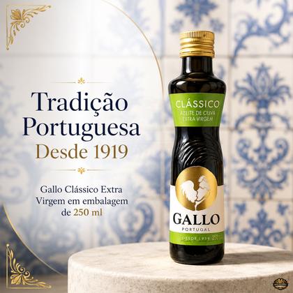 Imagem de Azeite De Oliva 250ml Extra Virgem Gallo Original Português Baixa Acidez
