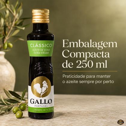Imagem de Azeite De Oliva 250ml Extra Virgem Gallo Original Português Baixa Acidez