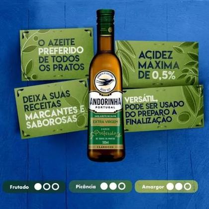 Imagem de Azeite de Oliva Andorinha Extra Virgem Vidro com 500ml