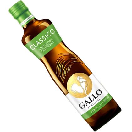 Imagem de Azeite De Oliva Extra Virgem Gallo Vidro 500ml Kit Com 10