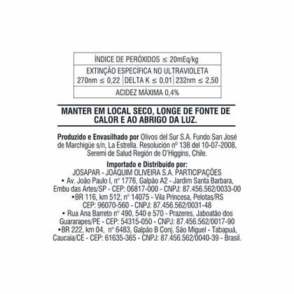 Imagem de Azeite Extra Virgem Nova Oliva 450ml