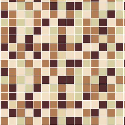 Imagem de Azulejo Adesivo Lavável Pastilhas em Tons de Bege Amarelo e marrom 1 Metro