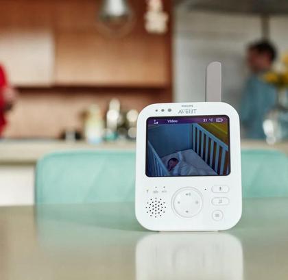 Imagem de Babá Eletrônica 2.7 Polegada 10hrs Philips Avent Scd831/78 110v Branca