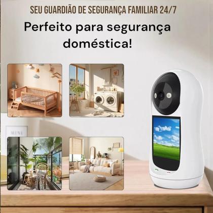 Imagem de Babá Eletrônica Câmera App Wifi Monitor S/fio Choro Bebe Tf