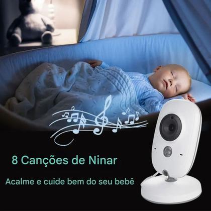 Imagem de Baba Eletronica Camera Digital VB603 Com Visão Noturna Áudio Bidirecional Tela Lcd Bateria Longa Duração