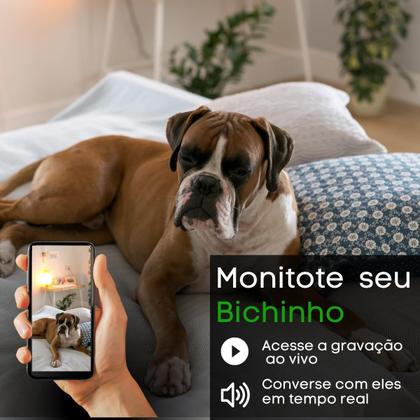 Imagem de Babá Eletrônica Câmera Sem Fio Wifi Visão Noturna Microfone Auto Falante