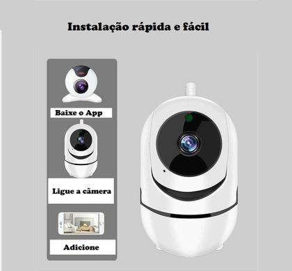 Imagem de Baba Eletrônica Câmera WiFi Sem Fio  Controle pelo Celular  Visão Noturna  Áudio Bidirecional  Monitoramento Remoto